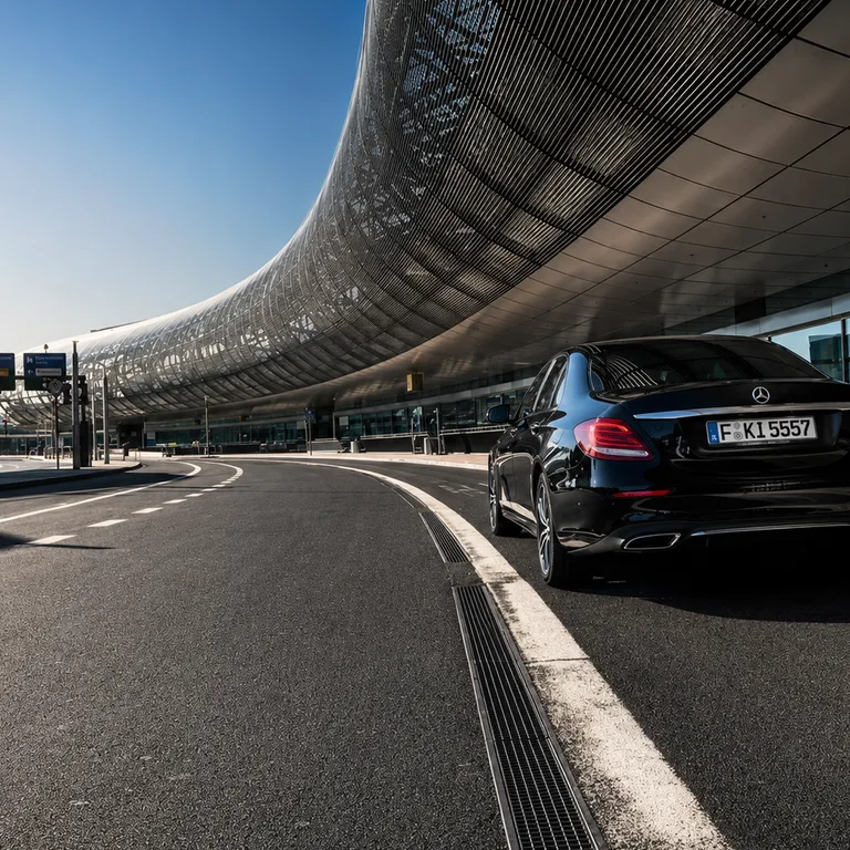Flughafentransfer Frankfurt mit Chauffeur und Premium-Fahrzeug